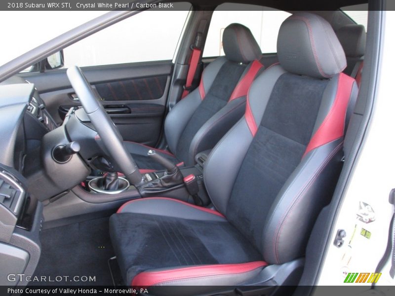  2018 WRX STI Carbon Black Interior