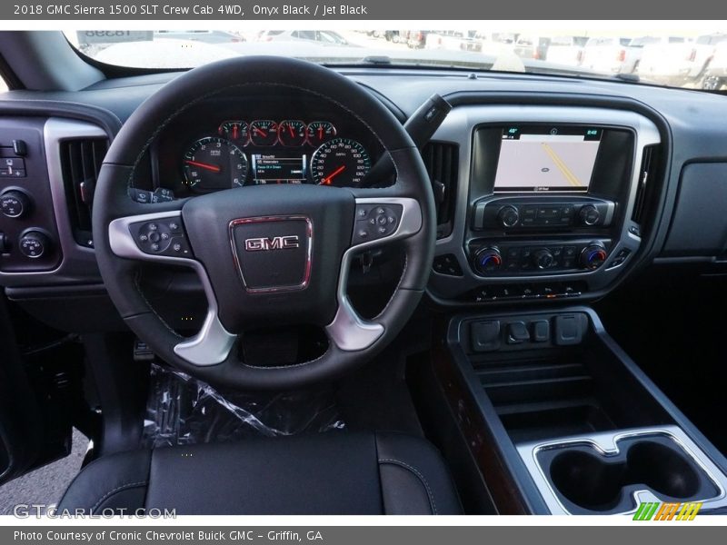 Onyx Black / Jet Black 2018 GMC Sierra 1500 SLT Crew Cab 4WD