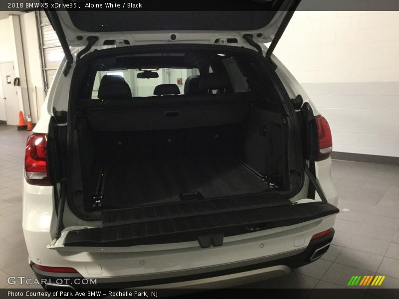 Alpine White / Black 2018 BMW X5 xDrive35i