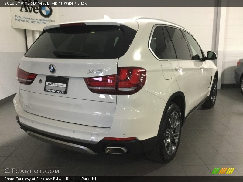 Alpine White / Black 2018 BMW X5 xDrive35i