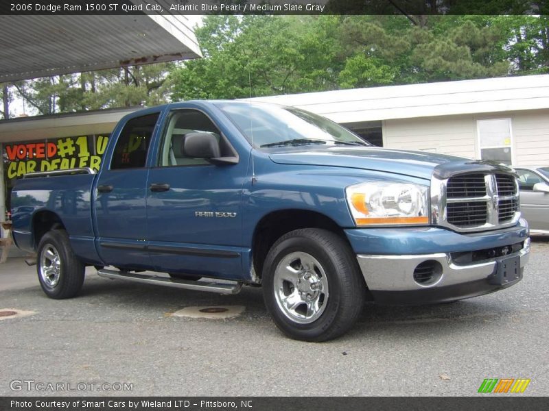 Atlantic Blue Pearl / Medium Slate Gray 2006 Dodge Ram 1500 ST Quad Cab