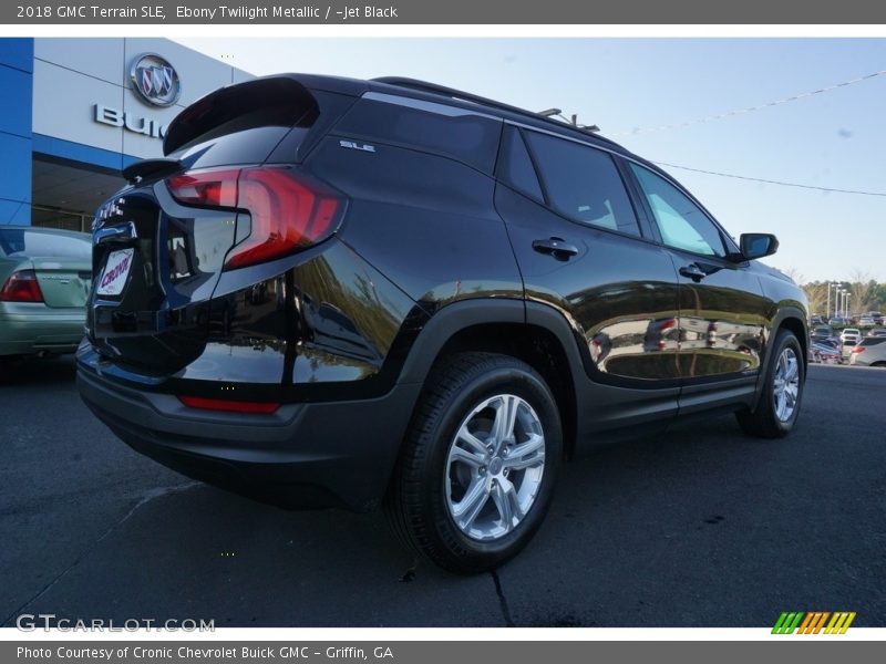 Ebony Twilight Metallic / ­Jet Black 2018 GMC Terrain SLE
