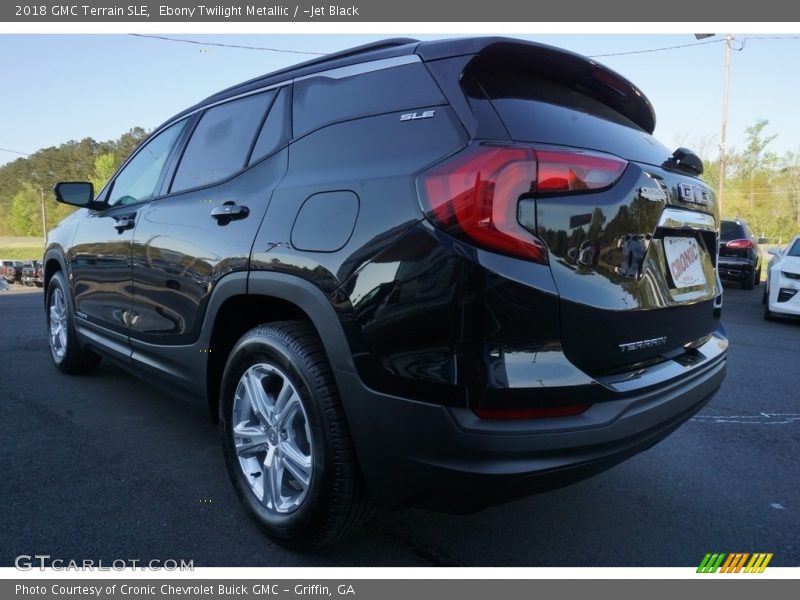 Ebony Twilight Metallic / ­Jet Black 2018 GMC Terrain SLE