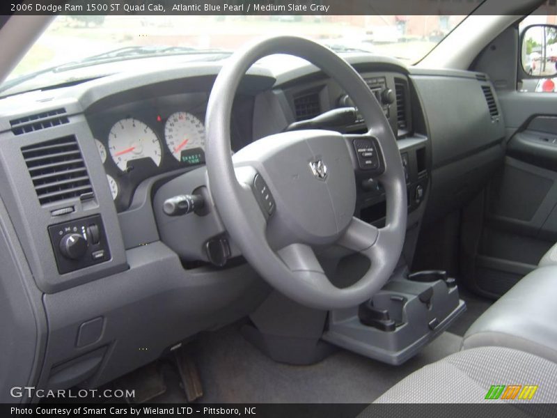 Atlantic Blue Pearl / Medium Slate Gray 2006 Dodge Ram 1500 ST Quad Cab
