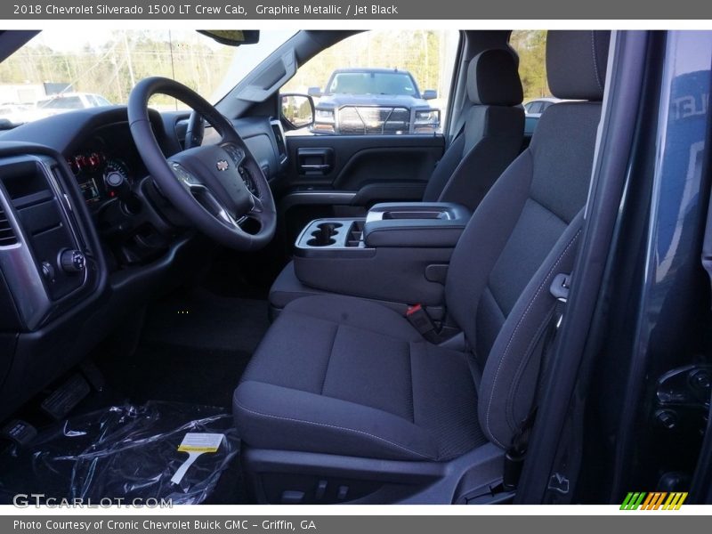 Graphite Metallic / Jet Black 2018 Chevrolet Silverado 1500 LT Crew Cab