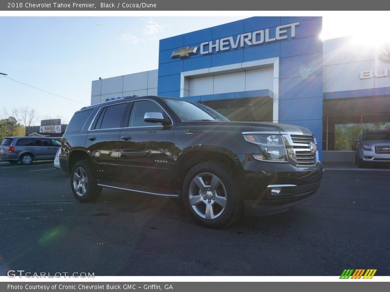 Black / Cocoa/Dune 2018 Chevrolet Tahoe Premier