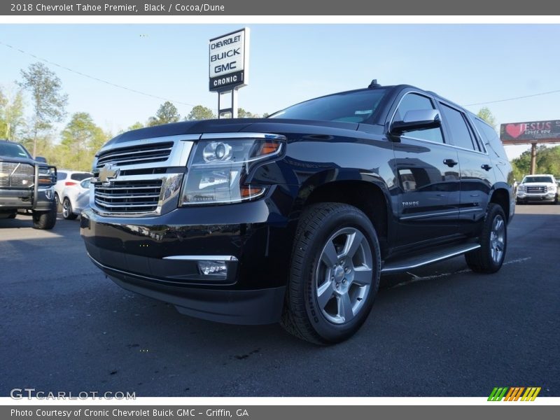 Black / Cocoa/Dune 2018 Chevrolet Tahoe Premier