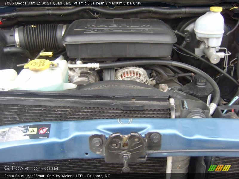 Atlantic Blue Pearl / Medium Slate Gray 2006 Dodge Ram 1500 ST Quad Cab