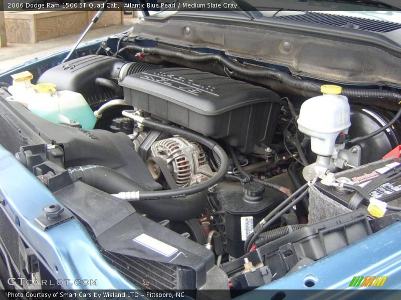 Atlantic Blue Pearl / Medium Slate Gray 2006 Dodge Ram 1500 ST Quad Cab