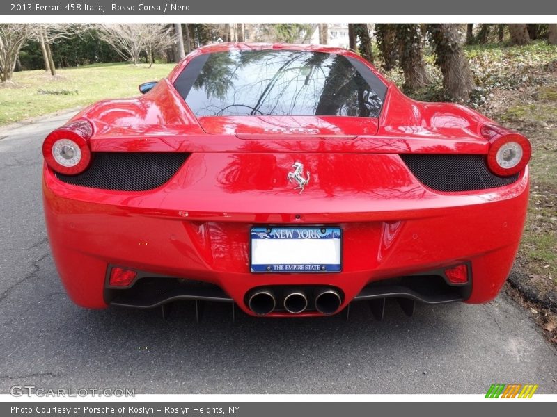 Rosso Corsa / Nero 2013 Ferrari 458 Italia