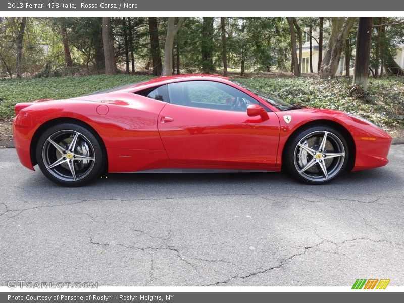 Rosso Corsa / Nero 2013 Ferrari 458 Italia