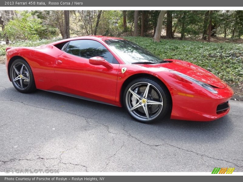 Front 3/4 View of 2013 458 Italia