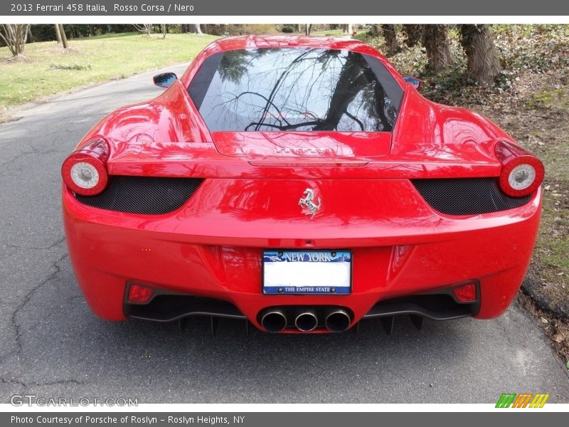 Rosso Corsa / Nero 2013 Ferrari 458 Italia