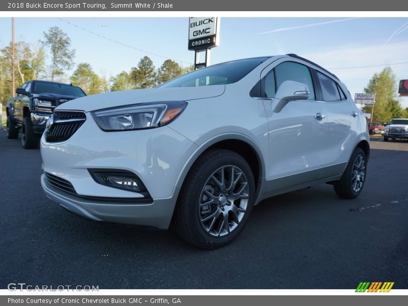 Summit White / Shale 2018 Buick Encore Sport Touring