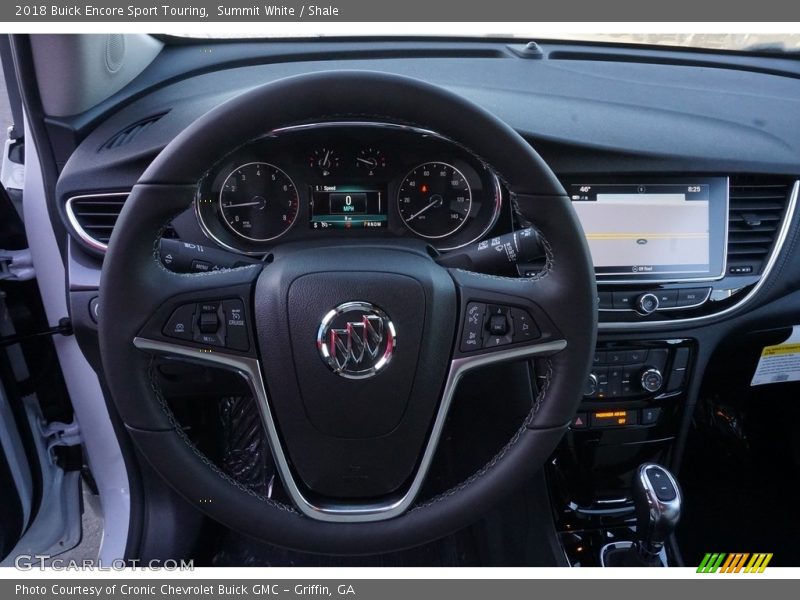 Summit White / Shale 2018 Buick Encore Sport Touring