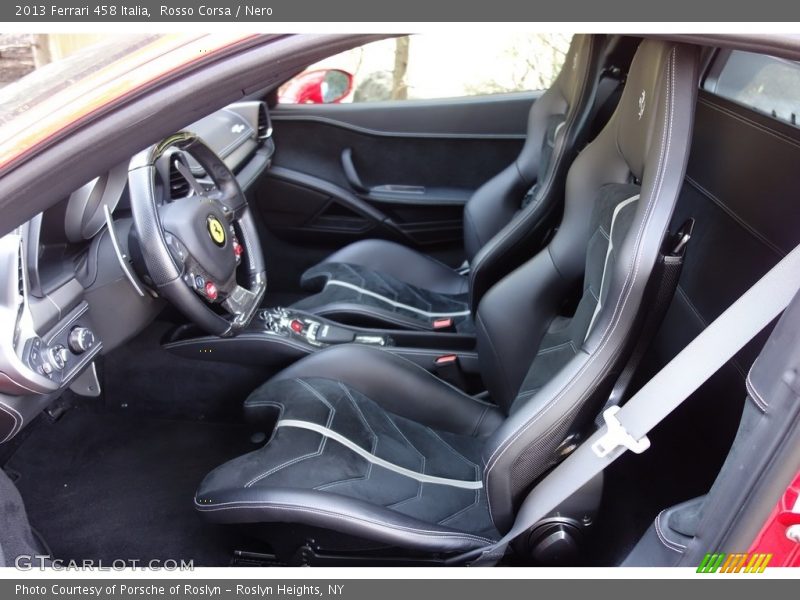 Front Seat of 2013 458 Italia
