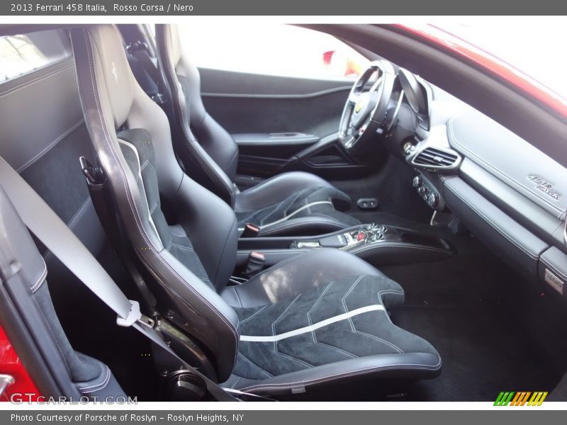 Front Seat of 2013 458 Italia