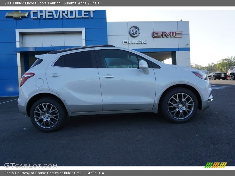 Summit White / Shale 2018 Buick Encore Sport Touring