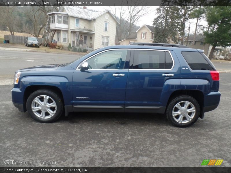 Slate Blue Metallic / Jet Black 2016 GMC Terrain SLE AWD