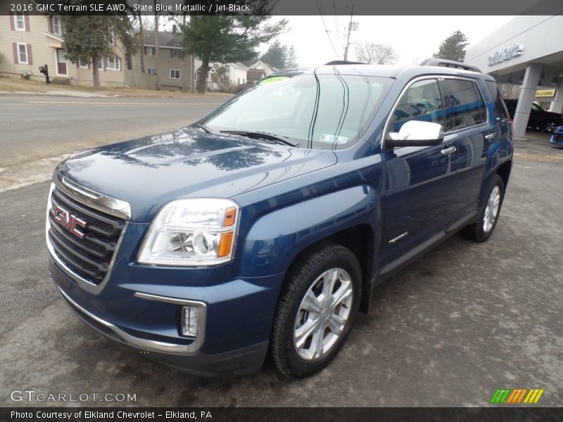 Slate Blue Metallic / Jet Black 2016 GMC Terrain SLE AWD
