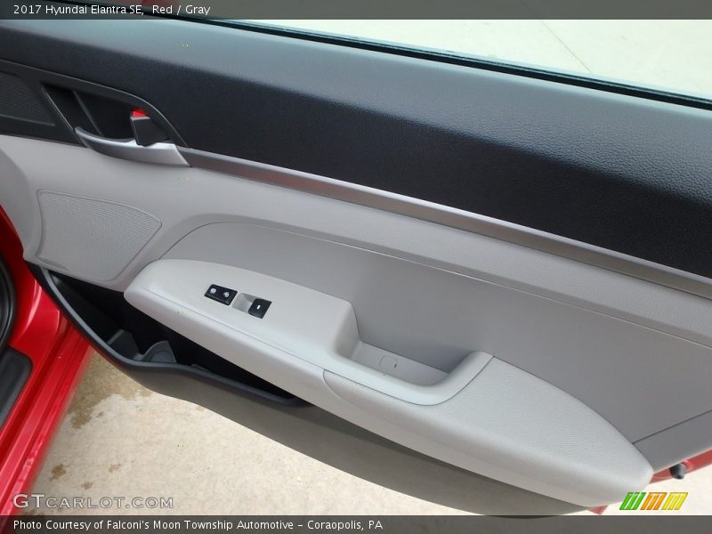Red / Gray 2017 Hyundai Elantra SE