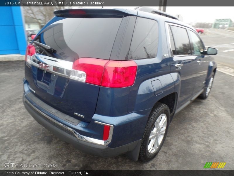 Slate Blue Metallic / Jet Black 2016 GMC Terrain SLE AWD
