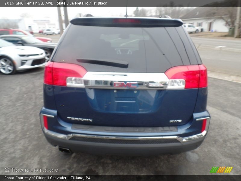 Slate Blue Metallic / Jet Black 2016 GMC Terrain SLE AWD
