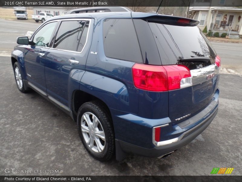 Slate Blue Metallic / Jet Black 2016 GMC Terrain SLE AWD