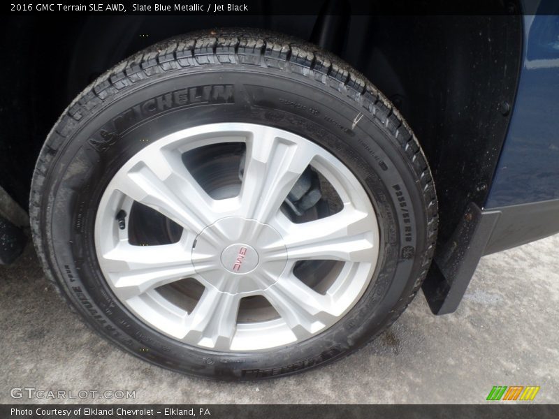 Slate Blue Metallic / Jet Black 2016 GMC Terrain SLE AWD