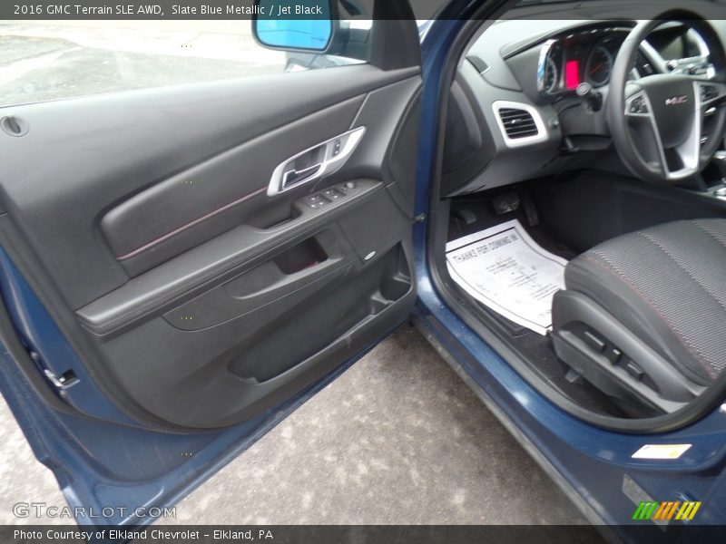 Slate Blue Metallic / Jet Black 2016 GMC Terrain SLE AWD