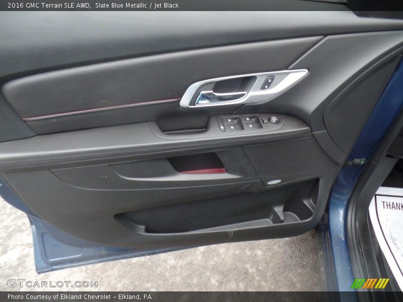 Slate Blue Metallic / Jet Black 2016 GMC Terrain SLE AWD