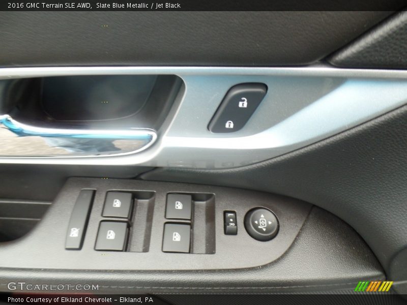 Slate Blue Metallic / Jet Black 2016 GMC Terrain SLE AWD