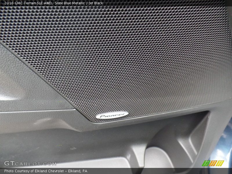 Slate Blue Metallic / Jet Black 2016 GMC Terrain SLE AWD