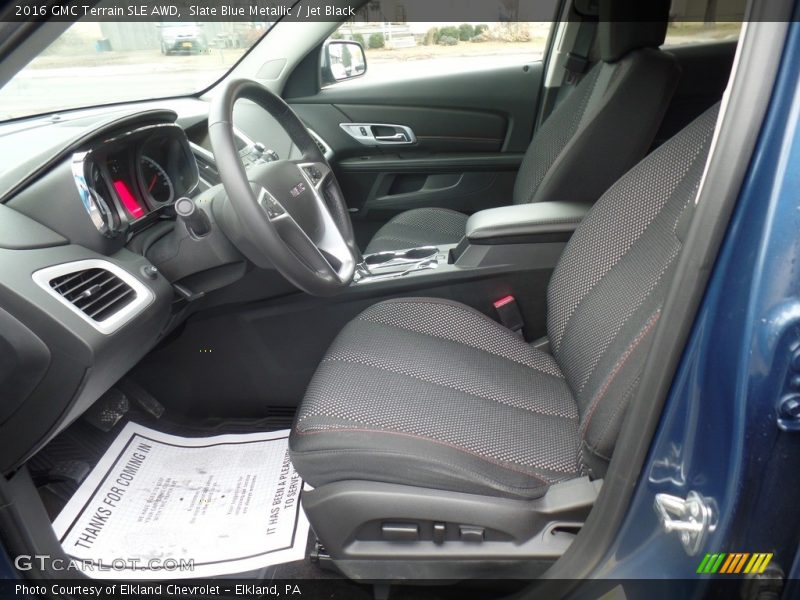 Slate Blue Metallic / Jet Black 2016 GMC Terrain SLE AWD