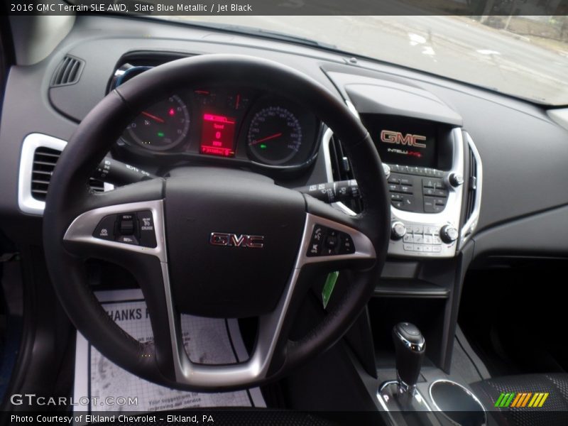 Slate Blue Metallic / Jet Black 2016 GMC Terrain SLE AWD