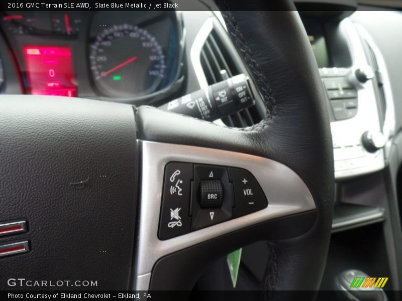 Slate Blue Metallic / Jet Black 2016 GMC Terrain SLE AWD