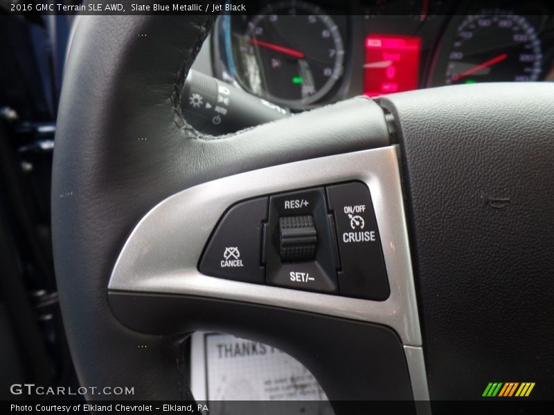 Slate Blue Metallic / Jet Black 2016 GMC Terrain SLE AWD