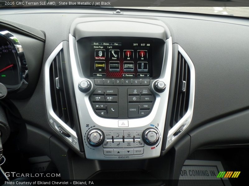Slate Blue Metallic / Jet Black 2016 GMC Terrain SLE AWD