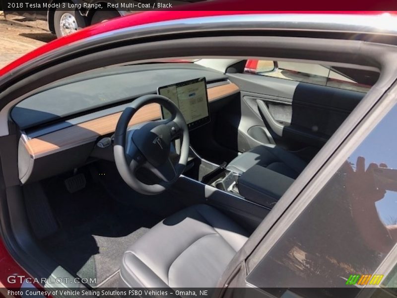  2018 Model 3 Long Range Black Interior