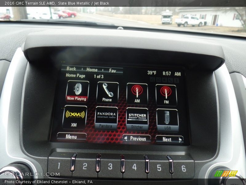 Slate Blue Metallic / Jet Black 2016 GMC Terrain SLE AWD