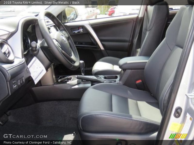 Front Seat of 2018 RAV4 Limited