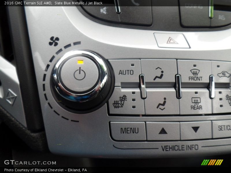 Slate Blue Metallic / Jet Black 2016 GMC Terrain SLE AWD