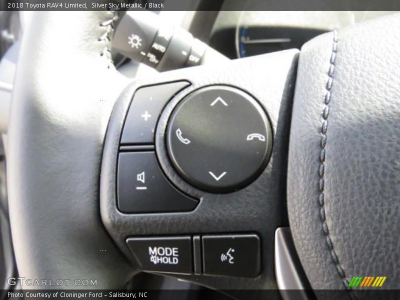 Controls of 2018 RAV4 Limited