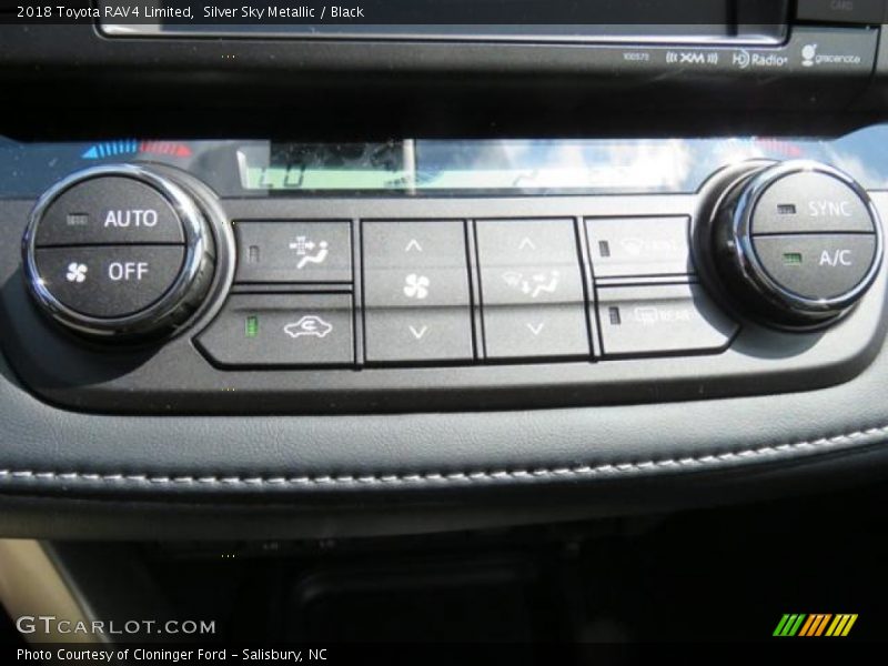 Controls of 2018 RAV4 Limited