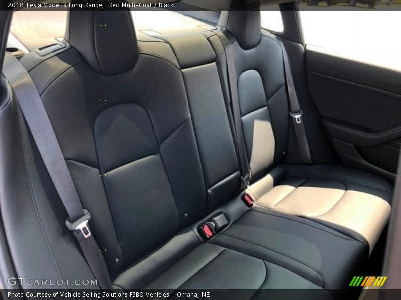 Rear Seat of 2018 Model 3 Long Range