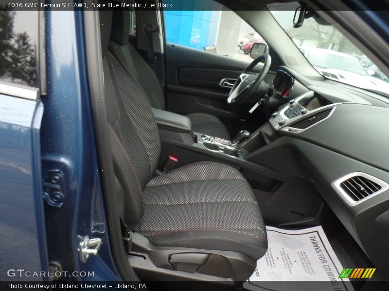 Slate Blue Metallic / Jet Black 2016 GMC Terrain SLE AWD