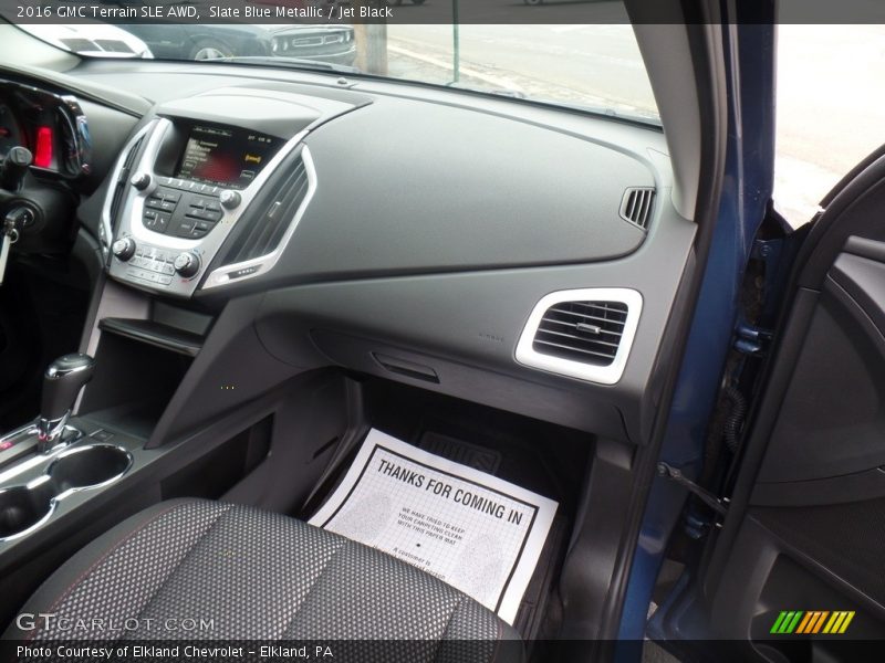 Slate Blue Metallic / Jet Black 2016 GMC Terrain SLE AWD