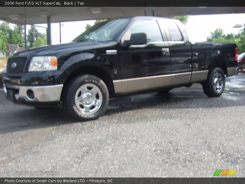 Black / Tan 2006 Ford F150 XLT SuperCab