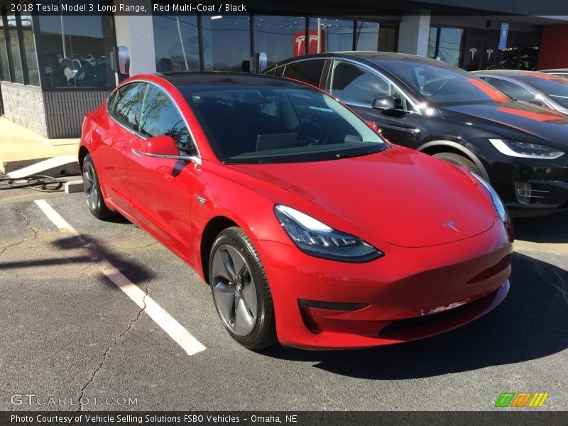Front 3/4 View of 2018 Model 3 Long Range