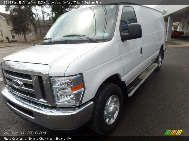Oxford White / Medium Flint 2014 Ford E-Series Van E250 Cargo Van